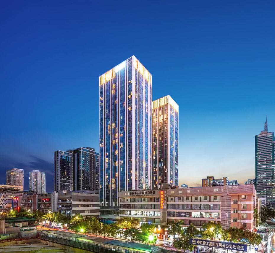 Gepai Executive Apartment - Shenzhen Futian Convention And Exhibition Center Eksteriør billede