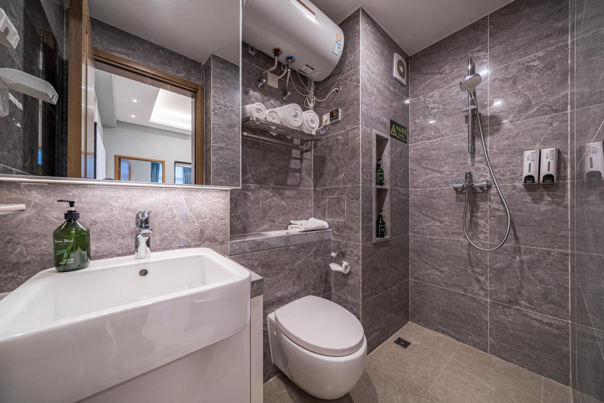 Gepai Executive Apartment - Shenzhen Futian Convention And Exhibition Center Eksteriør billede