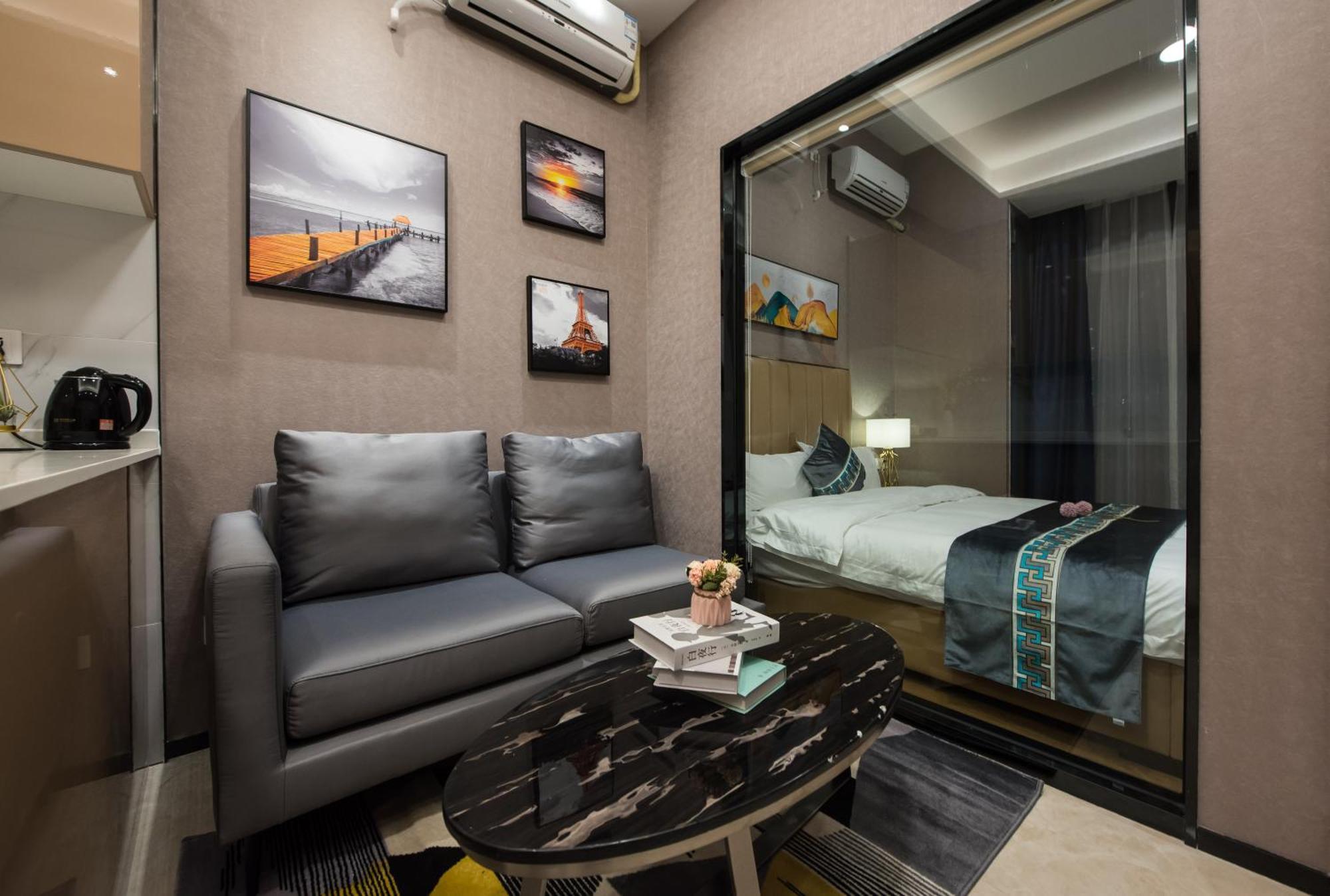 Gepai Executive Apartment - Shenzhen Futian Convention And Exhibition Center Eksteriør billede