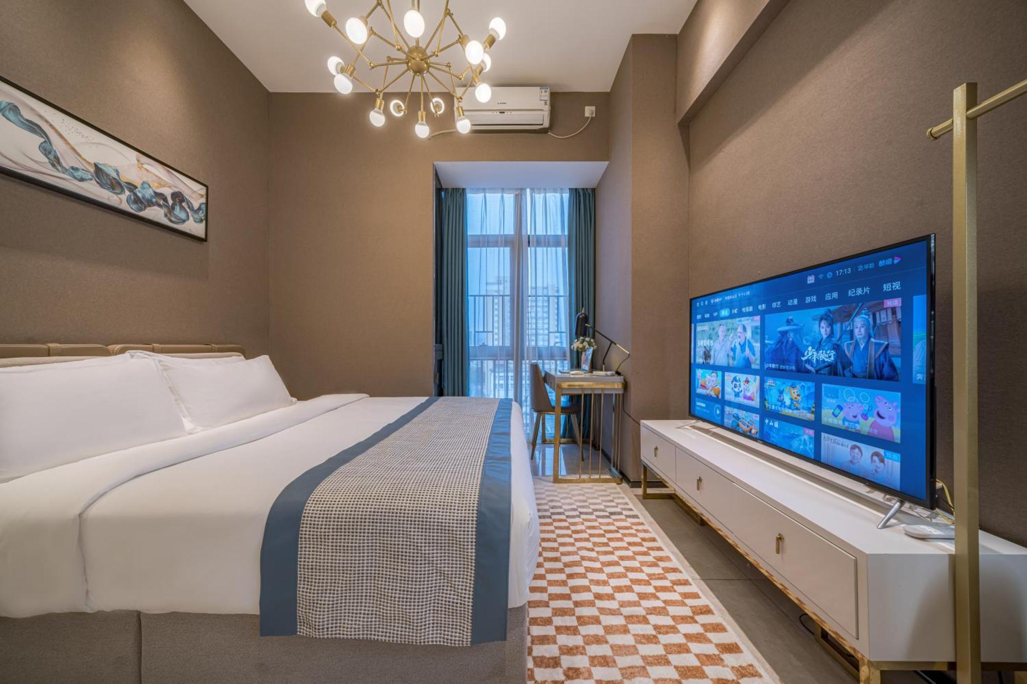 Gepai Executive Apartment - Shenzhen Futian Convention And Exhibition Center Eksteriør billede