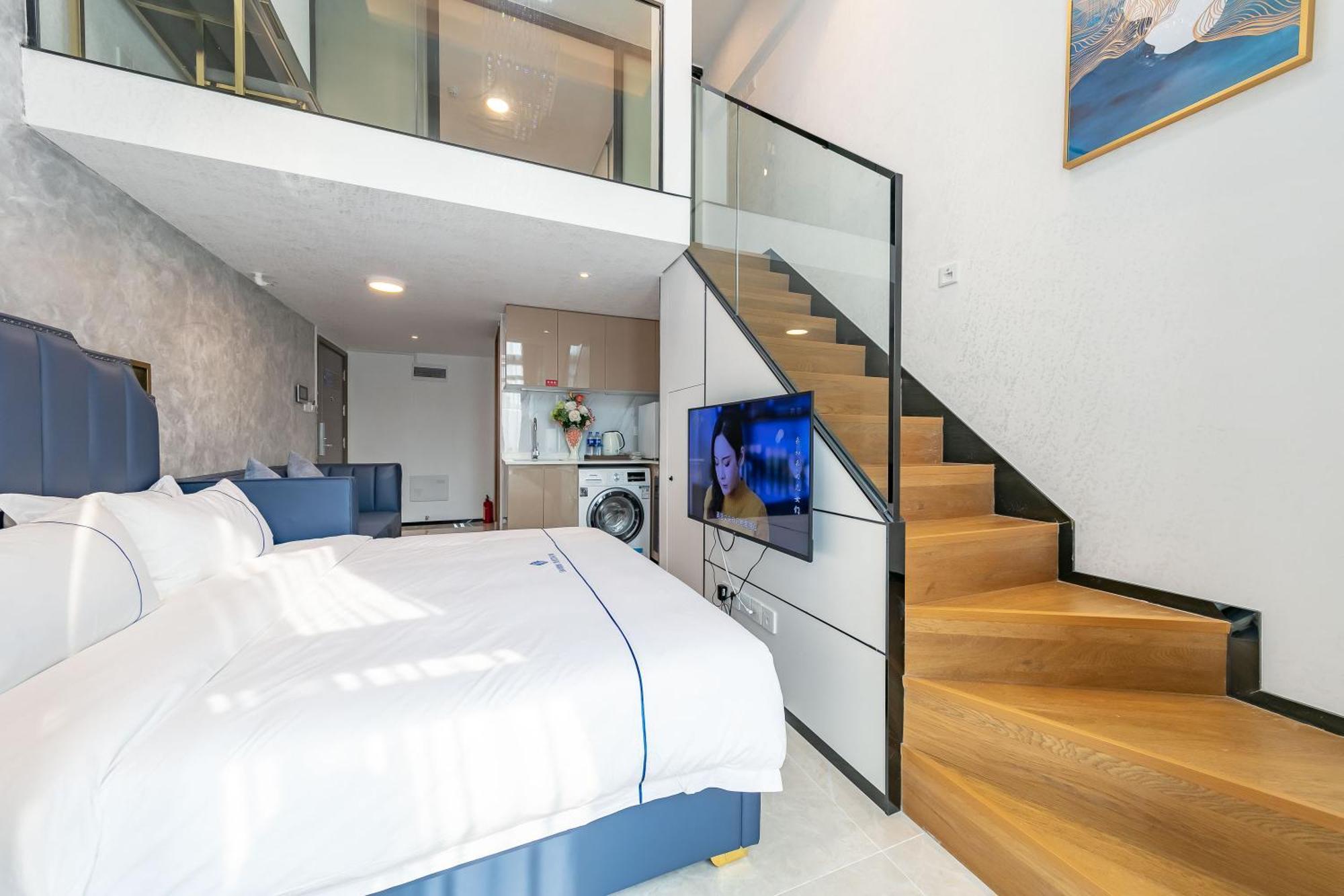 Gepai Executive Apartment - Shenzhen Futian Convention And Exhibition Center Eksteriør billede