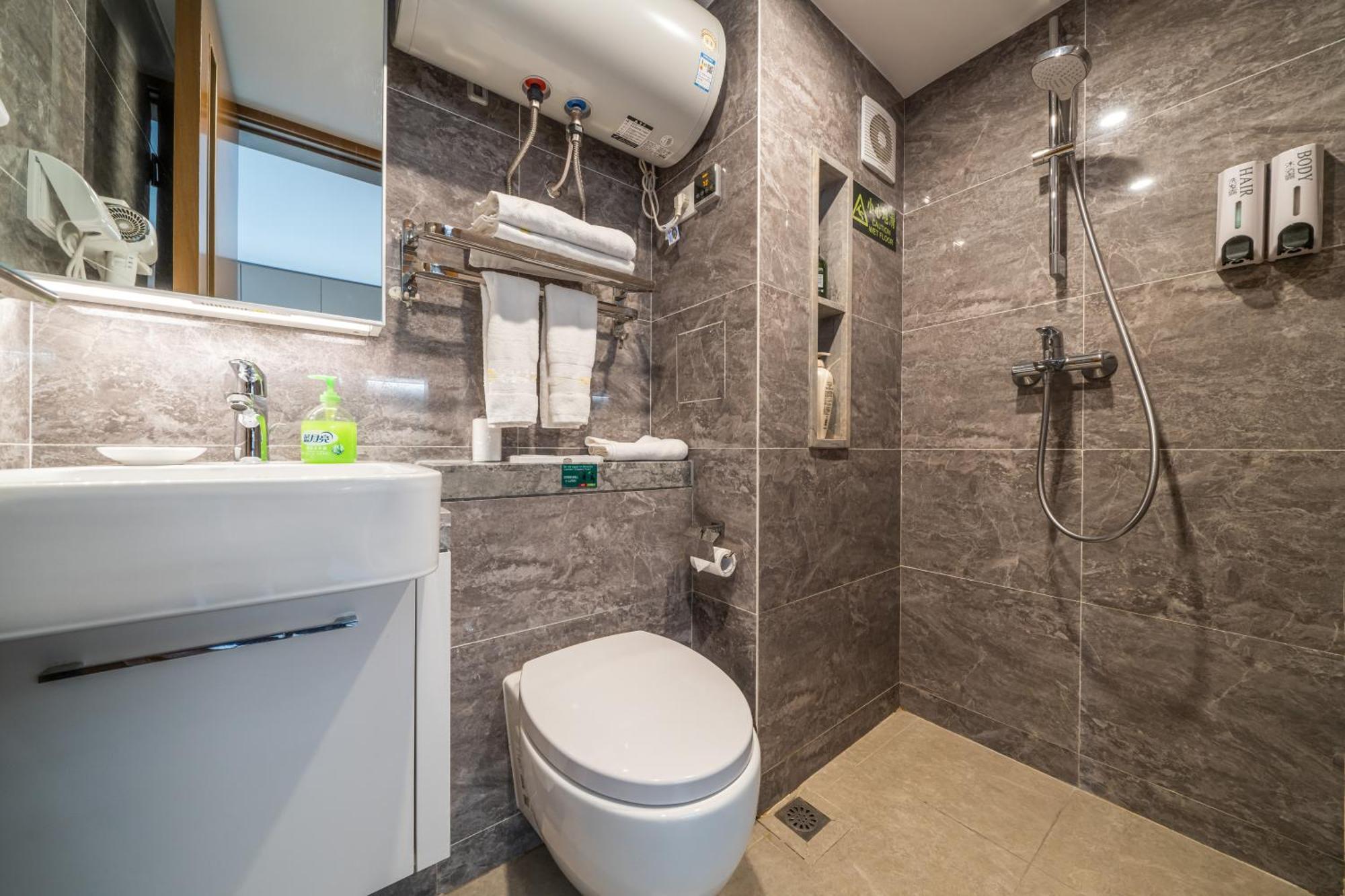 Gepai Executive Apartment - Shenzhen Futian Convention And Exhibition Center Eksteriør billede